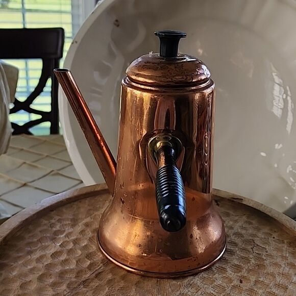 Copper Coffee Pot Coppercraft Guild Turkish Style Coffee Pot - Picture 2 of 13